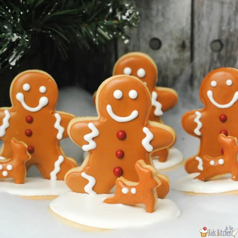 3D Standing Gingerbread Men Sugar Cookies
