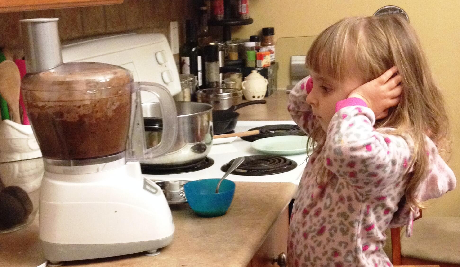 black bean brownies in the kids kitchen