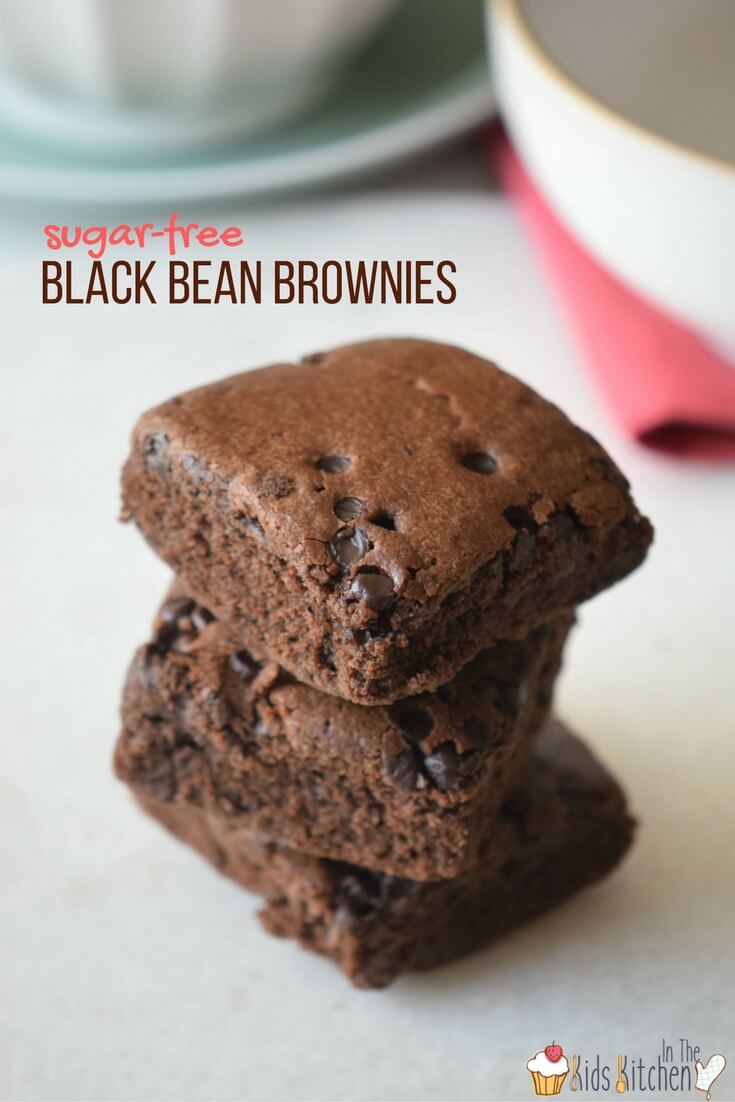 Healthy Black Bean Brownies (Sugar free, flourless) – With VIDEO!