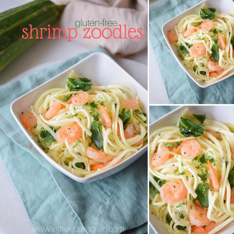 Forget what you know about healthy food! This Paleo Shrimp Zoodles recipe is bursting with flavor and takes about the same amount of time as regular pasta!