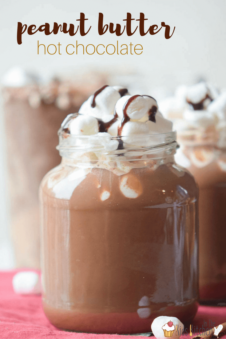 Healthy-ish Peanut Butter Hot Chocolate