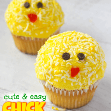 Baby Chick Cupcakes – The Easiest Easter Dessert!