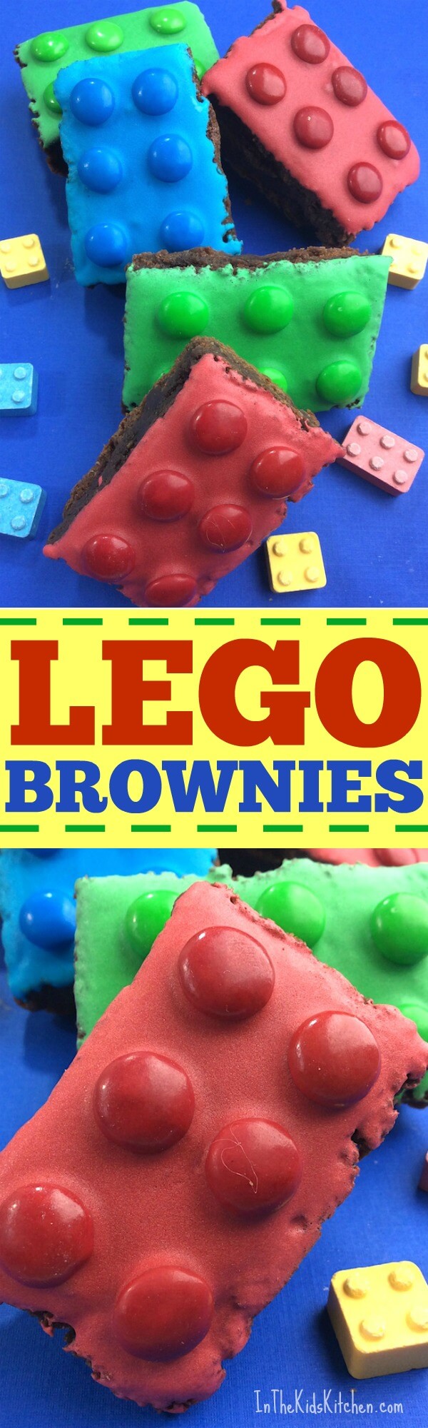 Perfect for a kids birthday party, bake sales, or to celebrate the new LEGO movies -- these colorful LEGO Brownies are the coolest dessert ever!