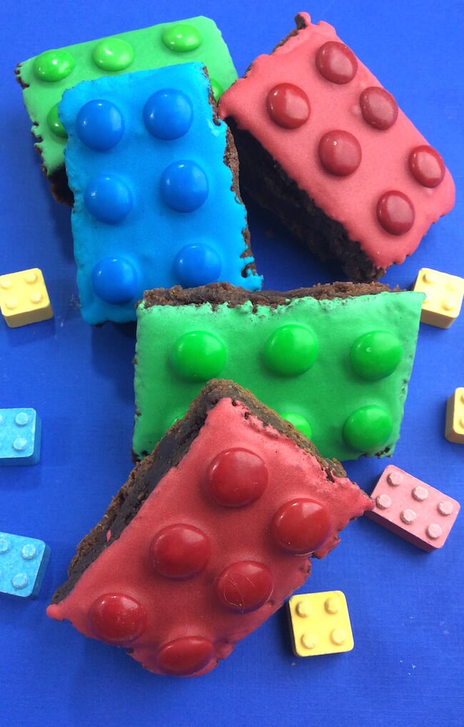 Perfect for a kids birthday party, bake sales, or to celebrate the new LEGO movies -- these colorful LEGO Brownies are the coolest dessert ever!