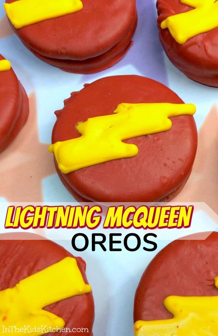 Lightning McQueen Oreos (Inspired by Disney Cars)