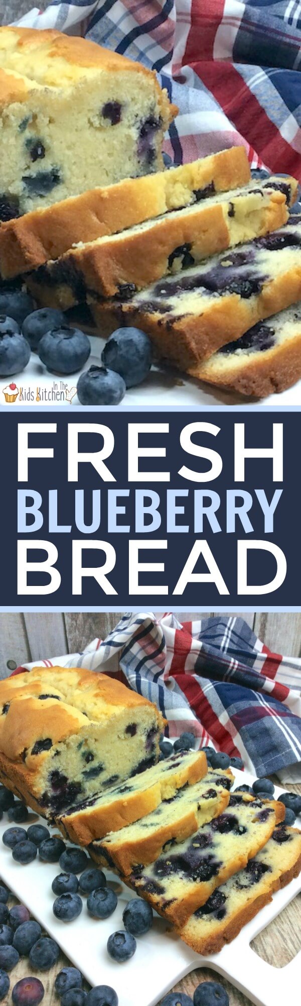 Forget muffins!! Take advantage of the summer growing season with this amazing blueberry loaf! Perfect for breakfast, dessert, or anytime!