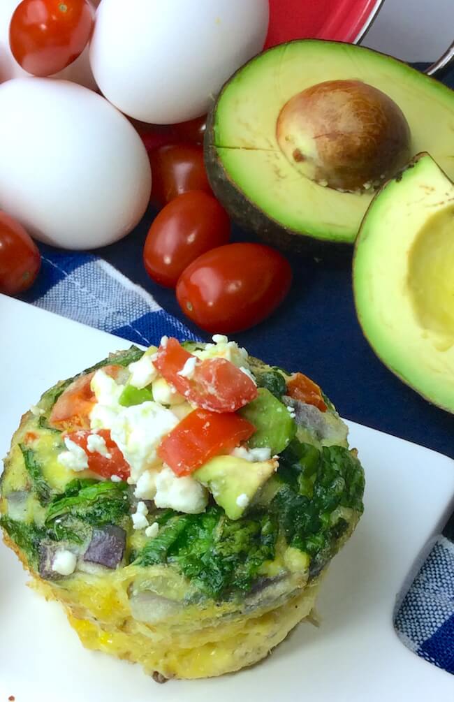 No more mid-morning crash! These easy and delicious veggie egg cups are a protein-packed breakfast that provides lasting energy.