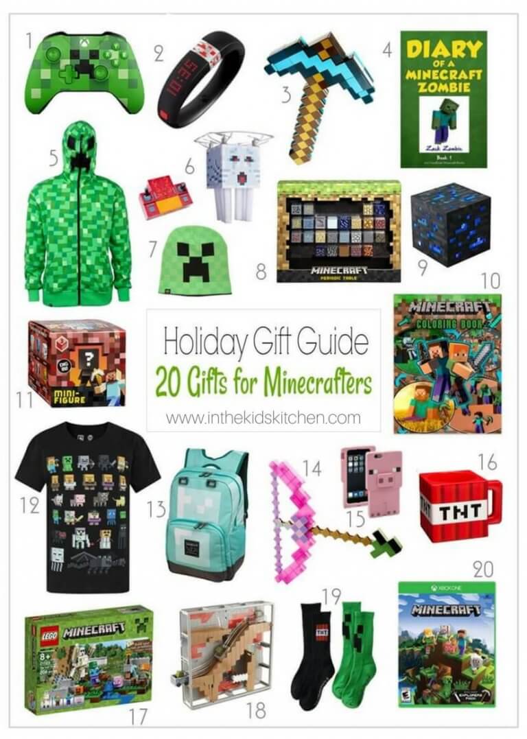 20 Totally Awesome Minecraft Gift Ideas for Kids