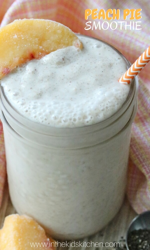 Healthy Peaches and Cream Smoothie
