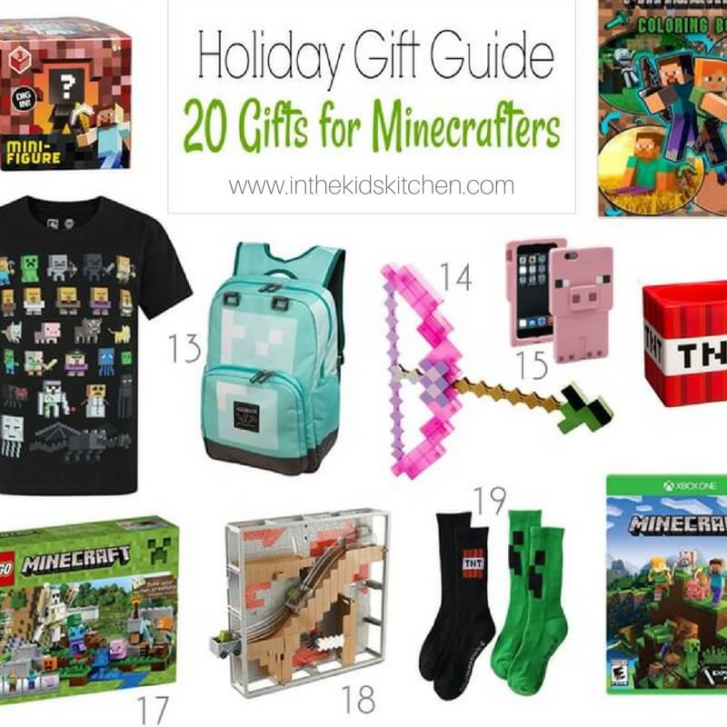 Know a kid who's obsessed with minecraft? We've assembled a shop-able list of 20 Awesome Minecraft Gift Ideas just in time for the holiday gifting season!