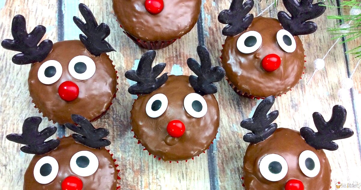 Easy Rudolph Reindeer Cupcakes