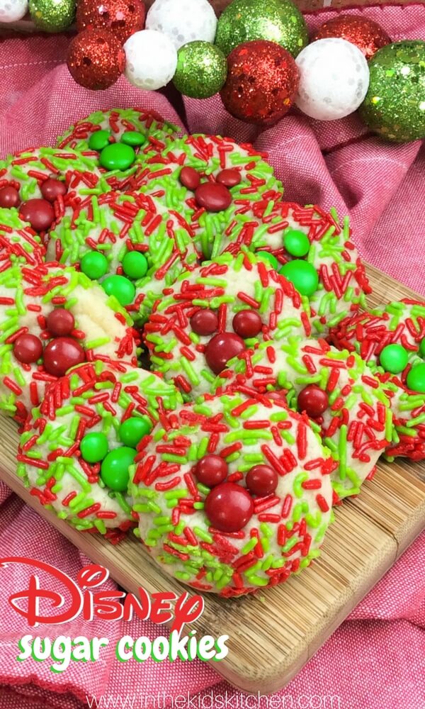 Christmas Mickey Sugar Cookies