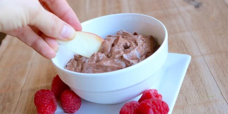 Make eating fruit fun with this whipped chocolate dip!