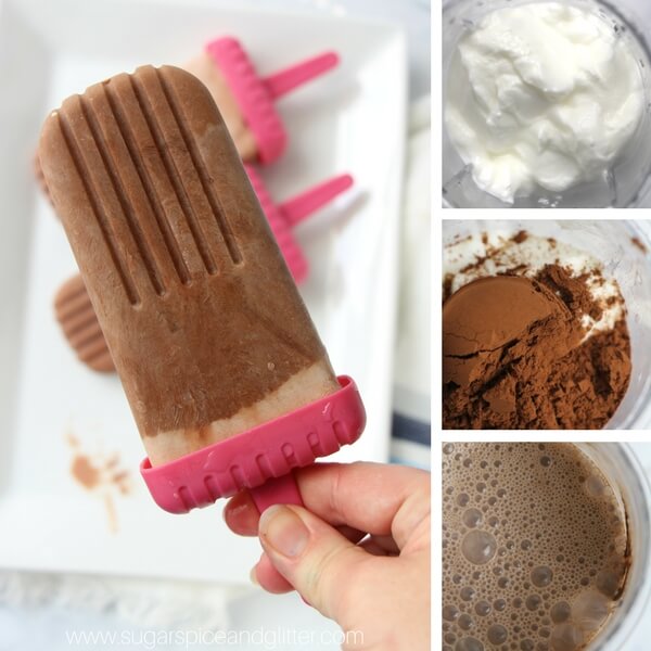 What's Inside: A healthy homemade fudgesicle recipe that won't break your diet and you can feel good about serving the kids too!