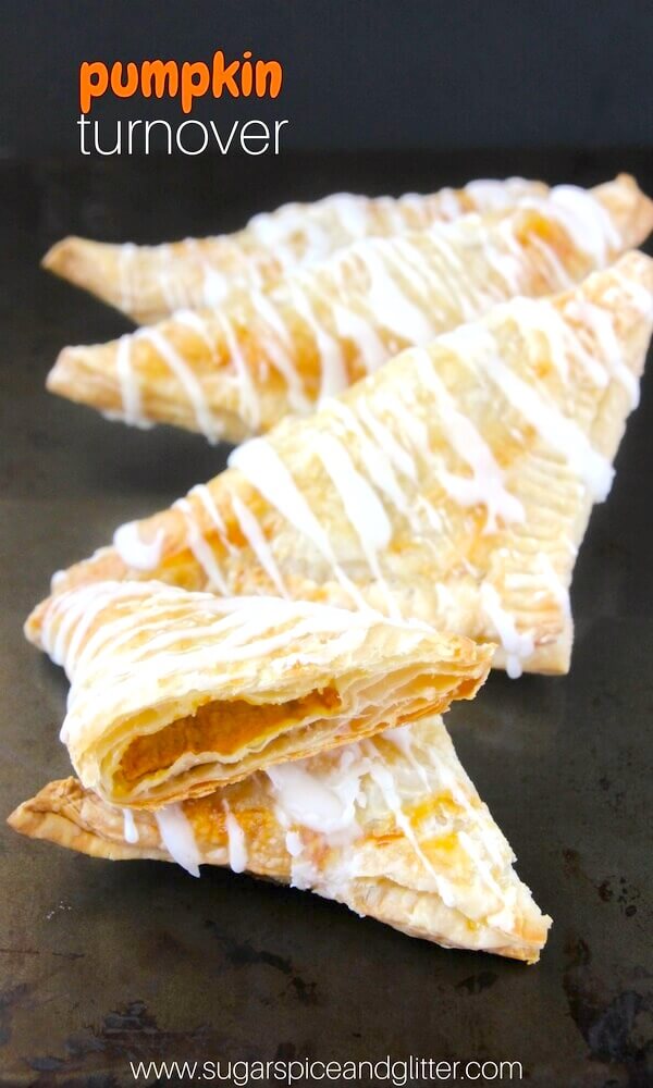 These Pumpkin Pie Turnovers are the perfect Fall breakfast!