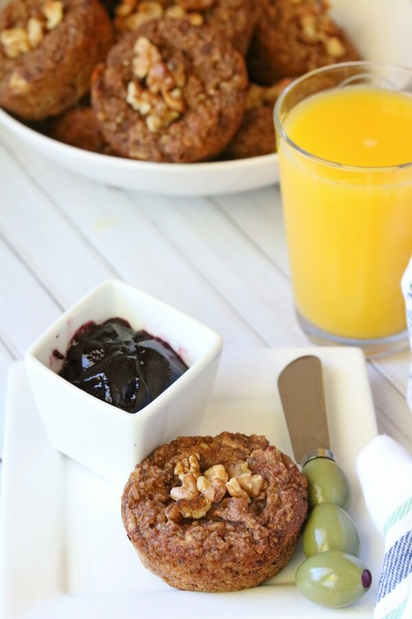 Better for you than a bowl of oatmeal, these Healthy Oatmeal Muffins are a nutrition-dense breakfast that's perfect to make ahead for busy mornings!