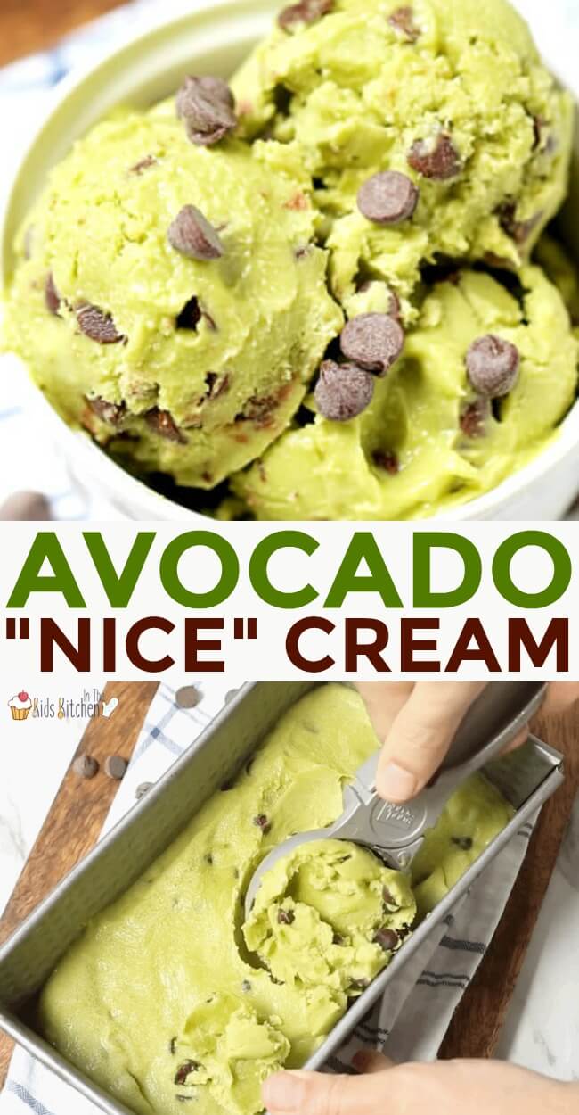 Dairy free & naturally-sweetened, and oh-so-delicious, this mint chocolate avocado ice cream is more like "nice" cream!