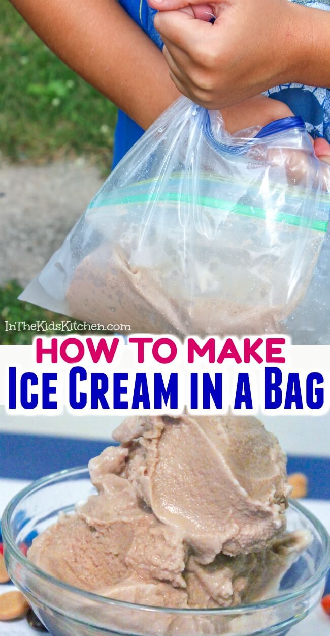 Homemade Ice Cream in a Bag In the Kids' Kitchen
