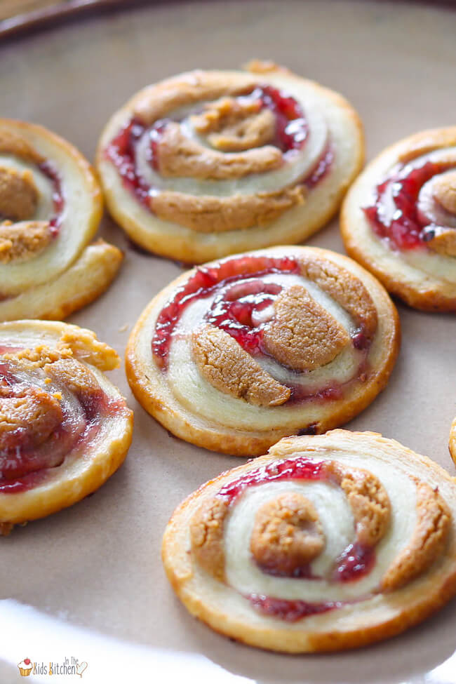Peanut butter and jelly cookies are a clever twist on a childhood favorite!