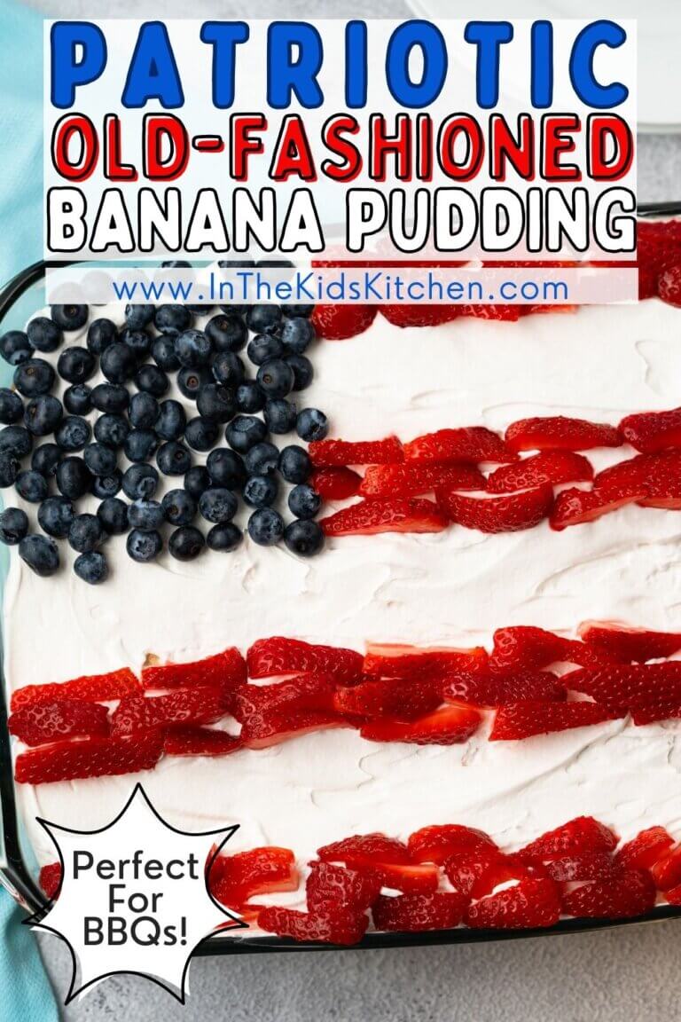 Pudding Flags American Flag Banana Pudding - In the Kids' Kitchen